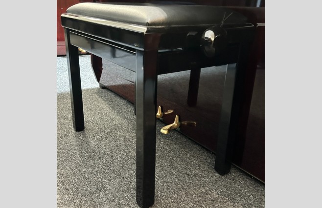 Hyundai Polished Wine Mahogany 108 Upright Piano, Used - All Inclusive Premium Package (SN:HHA01320) - Image 14